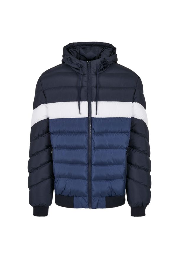 Kurtka Urban Classics colorblock bubble. Kolor: niebieski
