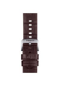 W.KRUK Tissot brązowy pasek skórzany 22 mm. Kolor: brązowy. Materiał: skóra. Styl: klasyczny, sportowy #1