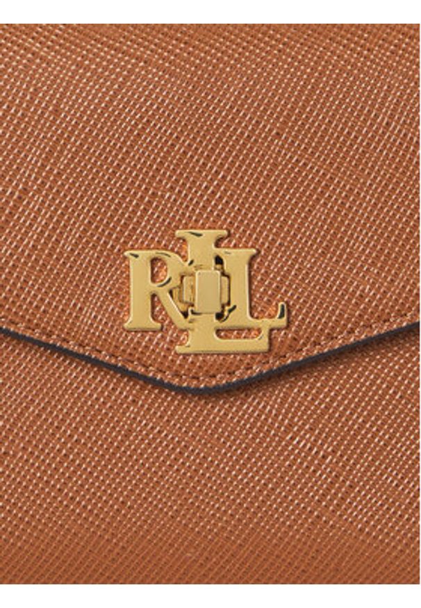 Lauren Ralph Lauren - LAUREN RALPH LAUREN Torebka 431966765007 Brązowy. Kolor: brązowy. Materiał: skórzane