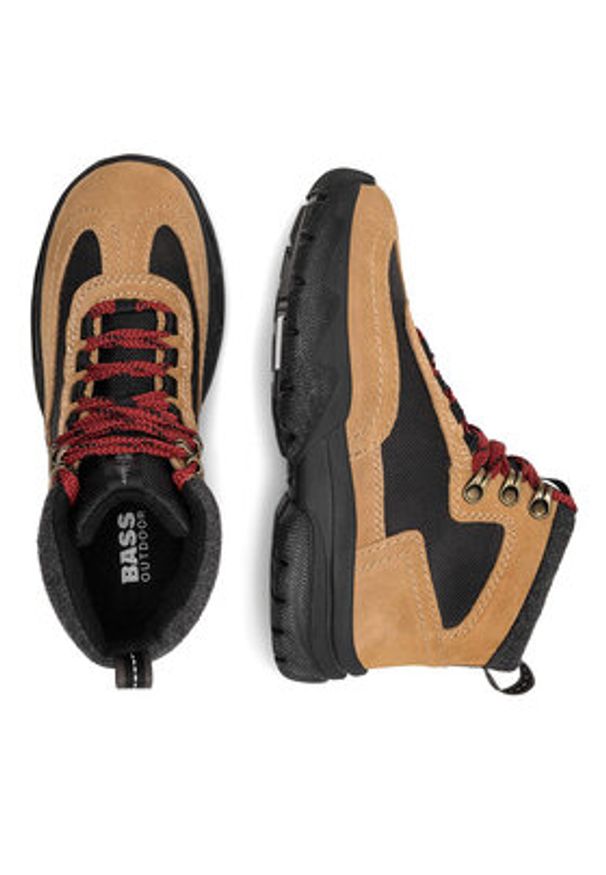 BASS OUTDOOR Trapery BA11F002 Brązowy. Kolor: brązowy. Materiał: materiał