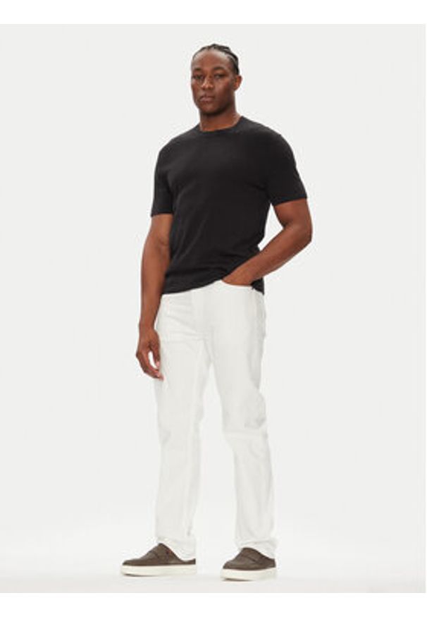 Calvin Klein T-Shirt Supima LV04LC333G Czarny Regular Fit. Kolor: czarny. Materiał: bawełna