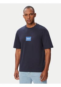 Hugo - HUGO T-Shirt Nayonix 50554382 Granatowy Regular Fit. Kolor: niebieski. Materiał: bawełna #1