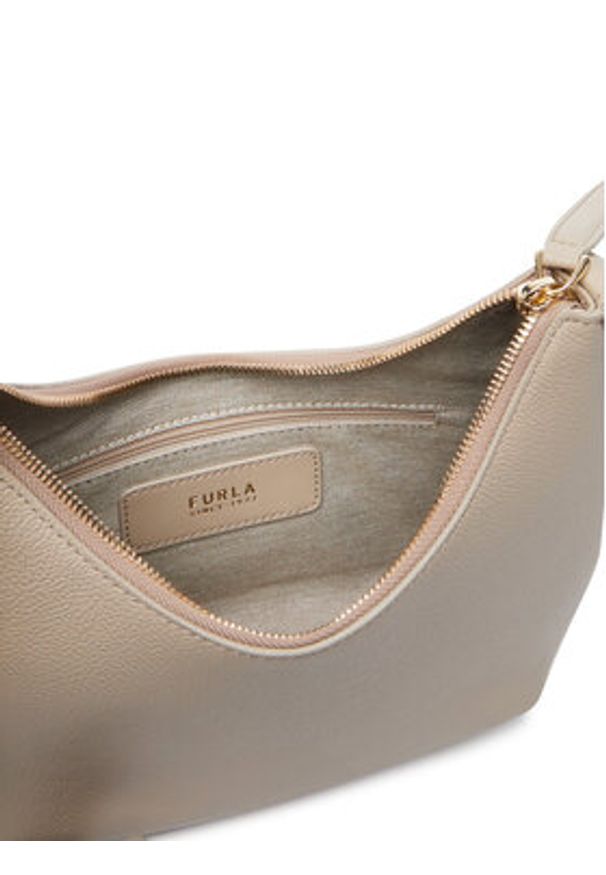 Furla Torebka Goccia S WB01500 BX3353 KH 4488S Beżowy. Kolor: beżowy. Materiał: skórzane