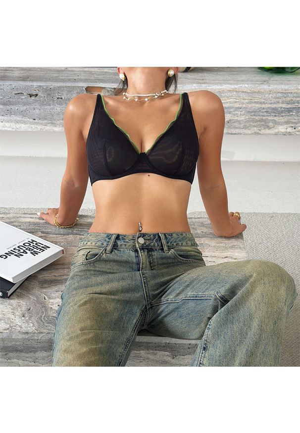 Intica - Biustonosz z fiszbinami zapewniający wsparcie i komfort Fjorda. Kolor: beżowy. Materiał: materiał. Rodzaj stanika: biustonosz z fiszbinami