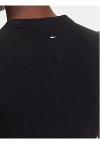 Tommy Jeans T-Shirt Script Label DW0DW21402 Czarny Slim Fit. Kolor: czarny. Materiał: bawełna #5