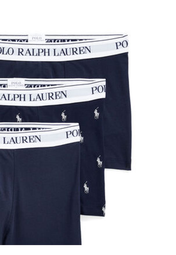 Polo Ralph Lauren Komplet 3 par bokserek 714830299058 Granatowy. Kolor: niebieski. Materiał: bawełna