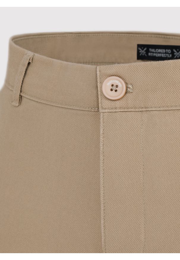 Pako Lorente - PAKO LORENTE – Beżowe spodnie męskie. Kolor: beżowy. Materiał: elastan, bawełna. Sezon: wiosna