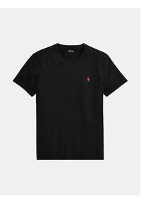 Polo Ralph Lauren T-Shirt Bsr 710680785 Czarny Custom Slim Fit. Typ kołnierza: polo. Kolor: czarny. Materiał: bawełna #4