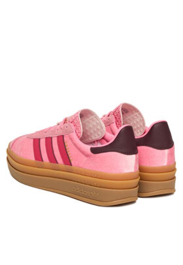 Adidas - adidas Sneakersy Gazelle Bold JR5964 Różowy. Kolor: różowy. Materiał: zamsz, skóra. Model: Adidas Gazelle