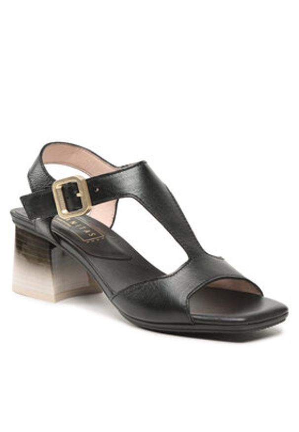 Hispanitas Sandały Iris-V23 HV232715 Czarny. Kolor: czarny. Materiał: skóra