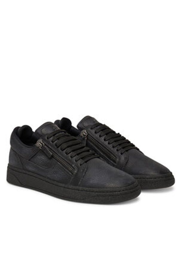 Giuseppe Zanotti - GIUSEPPE ZANOTTI Sneakersy Galactus RM50022 Czarny. Kolor: czarny. Materiał: skóra