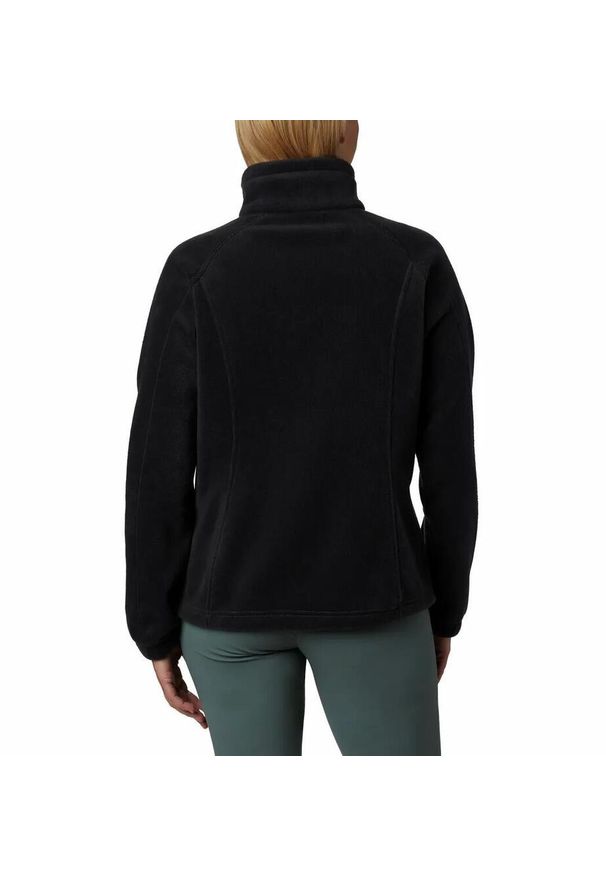 columbia - Polar Rozpinany Damski Columbia Benton Springs Full Zip. Kolor: czarny. Materiał: polar. Sport: turystyka piesza