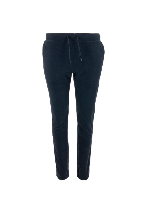 GALEO - Damskie spodnie treningowe Luciana Navy Blue 2XL. Kolor: niebieski. Materiał: polar. Długość: długie