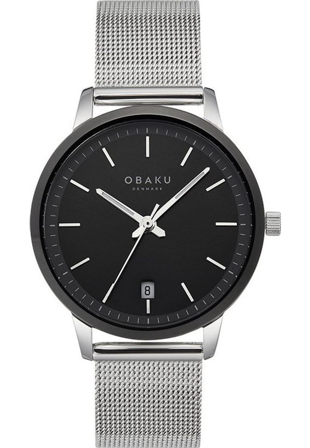 Zegarek OBAKU Zegarek damski Obaku Denmark V270LDABMC srebrny. Kolor: srebrny