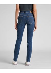 Lee - LEE FOREVERFIT DAMSKIE SPODNIE JEANSOWE JEANSY DARK SUBTLE WORN L32SOVPE