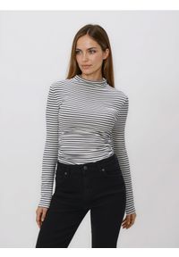 Reserved - Longsleeve z marszczeniami - wielobarwny. Materiał: dzianina. Długość rękawa: długi rękaw #1