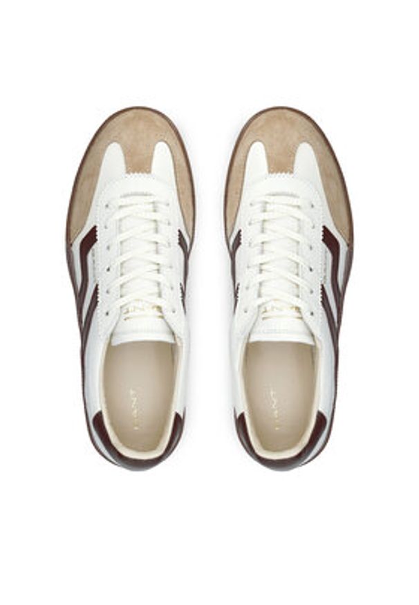 GANT - Gant Sneakersy 31531040 Biały. Kolor: biały. Materiał: skóra