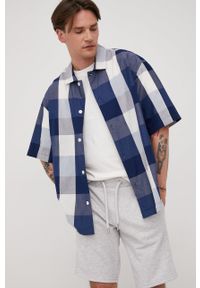 Levi's® - Levi's koszula bawełniana męska relaxed. Okazja: na spotkanie biznesowe. Kolor: niebieski. Materiał: bawełna. Długość rękawa: krótki rękaw. Długość: krótkie. Styl: biznesowy #1