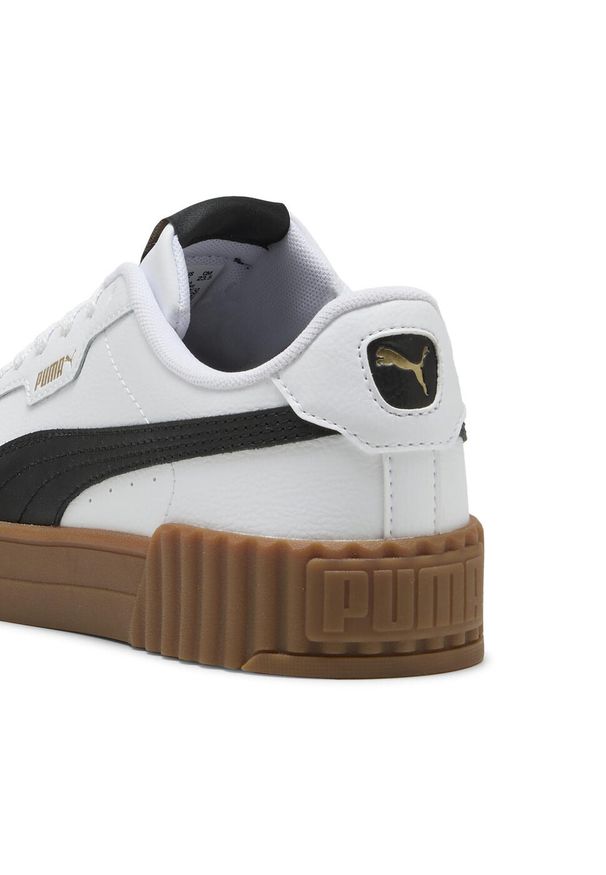 Puma - Damskie sneakersy Carina 3.0 PUMA. Okazja: na plażę. Kolor: wielokolorowy, biały, czarny. Sezon: lato. Sport: turystyka piesza, tenis