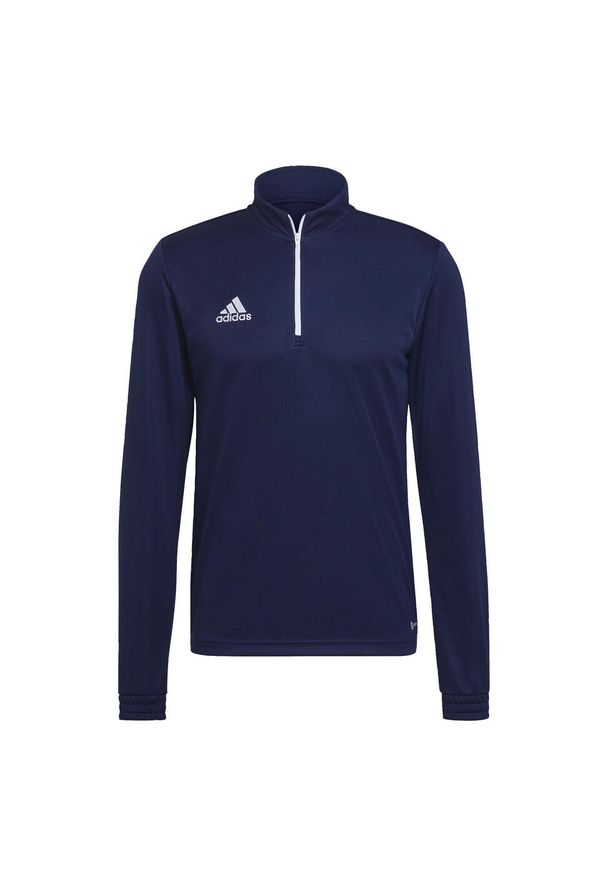 Bluza piłkarska męska Adidas Entrada 22 Training Top. Kolor: niebieski. Sport: piłka nożna
