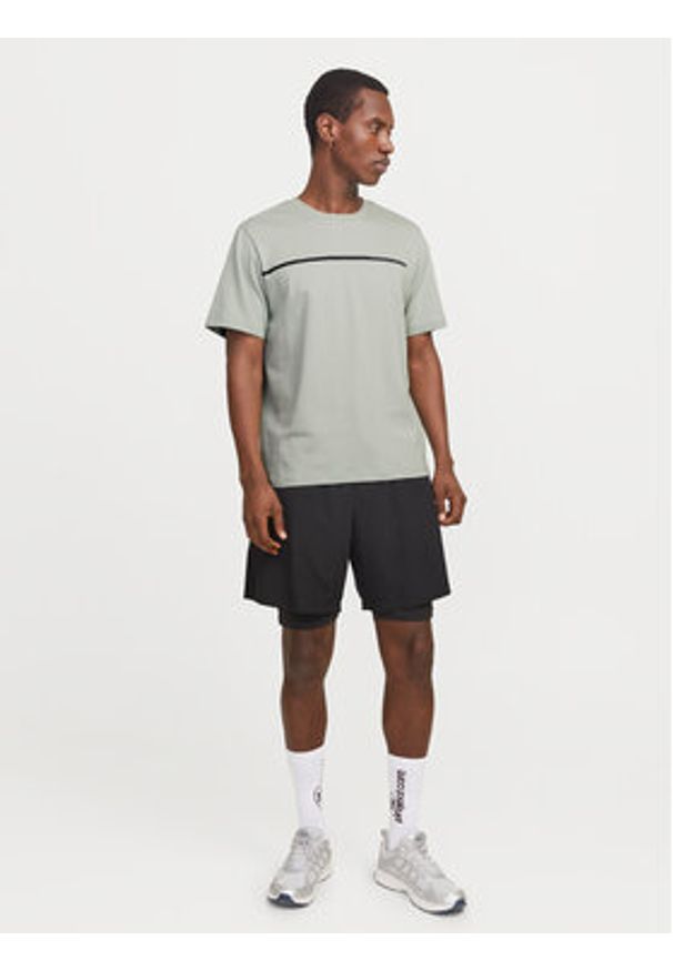 Jack & Jones T-Shirt Fusion 12273120 Zielony Regular Fit. Kolor: zielony. Materiał: bawełna, syntetyk