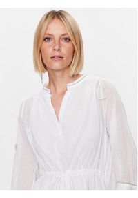 PESERICO - Peserico Sukienka codzienna S02217L1 Biały Regular Fit. Okazja: na co dzień. Kolor: biały. Materiał: bawełna. Typ sukienki: proste. Styl: casual #3