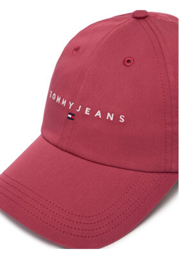 Tommy Jeans Czapka z daszkiem Tjw Linear Logo 6 Panel Cap AW0AW16868 Czerwony. Kolor: czerwony. Materiał: bawełna