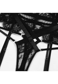 Intica - Koronkowy zestaw bielizny na romantyczne chwile Kaarina. Kolor: czarny. Materiał: koronka. Wzór: koronka #4