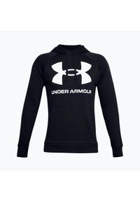 Bluza fitness męska Under Armour Rival Fleece Big Logo HD. Kolor: czarny. Sport: fitness #1