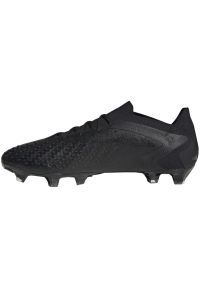 Adidas - Buty piłkarskie adidas Predator Accuracy.1 Low Fg M GW4575 czarne. Zapięcie: sznurówki. Kolor: czarny. Materiał: guma, syntetyk, materiał. Szerokość cholewki: normalna. Sport: piłka nożna #7