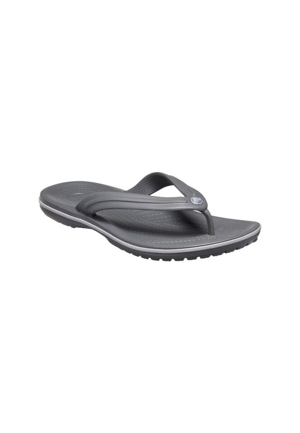 Japonki damskie Crocs Flip. Kolor: szary. Materiał: materiał, syntetyk. Sport: turystyka piesza
