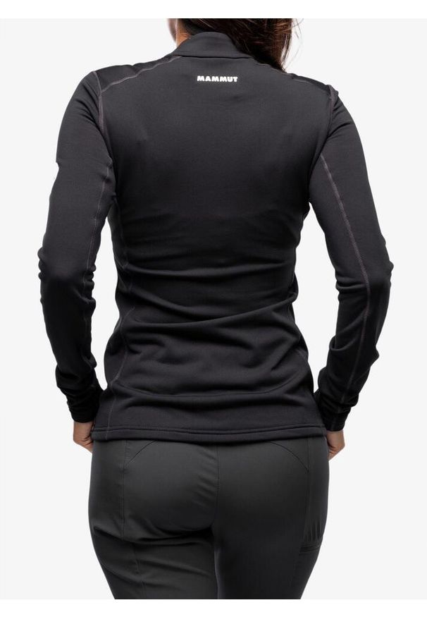 Bluza damska bez kaptura Mammut Aenergy ML Half Zip Pull. Typ kołnierza: bez kaptura. Kolor: czarny
