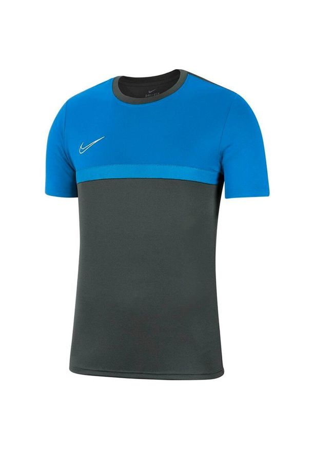 Koszulka dla dzieci Nike Dry Academy PRO TOP SS niebiesko-szara BV6947 062. Kolor: niebieski, wielokolorowy, szary