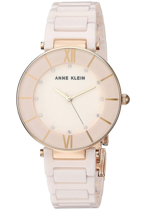 Zegarek damski Anne Klein AK-3266LPRG beżowy. Kolor: beżowy