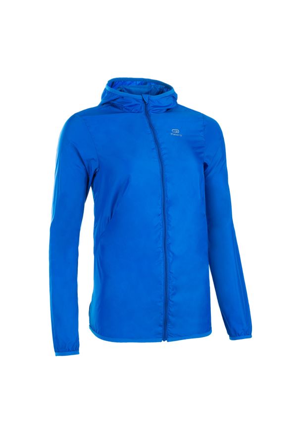 KALENJI - Kurtka do biegania wiatrówka do personalizacji damska Kalenji. Typ kołnierza: kaptur. Materiał: materiał, poliester. Sport: fitness