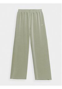 4f - 4F Spodnie dresowe 4FAW23TTROF459 Khaki Regular Fit. Kolor: brązowy. Materiał: syntetyk, wiskoza