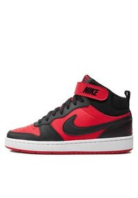 Nike Sneakersy Court Borough Mid 2 (Gs) CD7782 602 Czarny. Kolor: czarny. Materiał: skóra. Model: Nike Court #4
