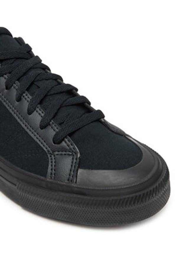 Converse Sneakersy Sport Casual Monochrome A12332C Czarny. Okazja: na co dzień. Kolor: czarny. Materiał: materiał