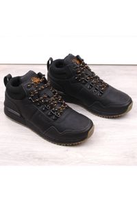 Skórzane buty męskie wysokie czarne Jogger Pro Bustagrip. Kolor: czarny. Materiał: skóra #11