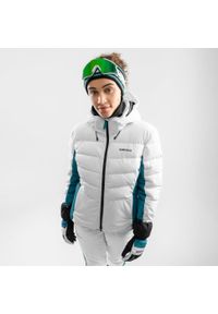 SIROKO - Damska kurtka narciarska Sporty zimowe Siroko W7-W Anniviers. Kolor: biały. Materiał: softshell, materiał. Sezon: zima. Sport: narciarstwo