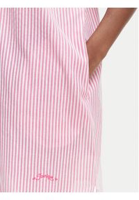 Iconique Sukienka letnia Giorgia IC26-103 Różowy jasny Relaxed Fit. Kolor: różowy. Materiał: bawełna. Sezon: lato #3