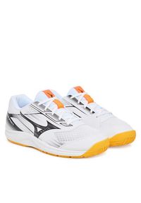 Mizuno Buty halowe Cyclone Speed 5 V1GA2580 Biały. Kolor: biały. Materiał: materiał