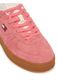 Tommy Jeans Sneakersy The Greenwich Edge Max Suede EN0EN02989 Różowy. Kolor: różowy. Materiał: zamsz, skóra #5