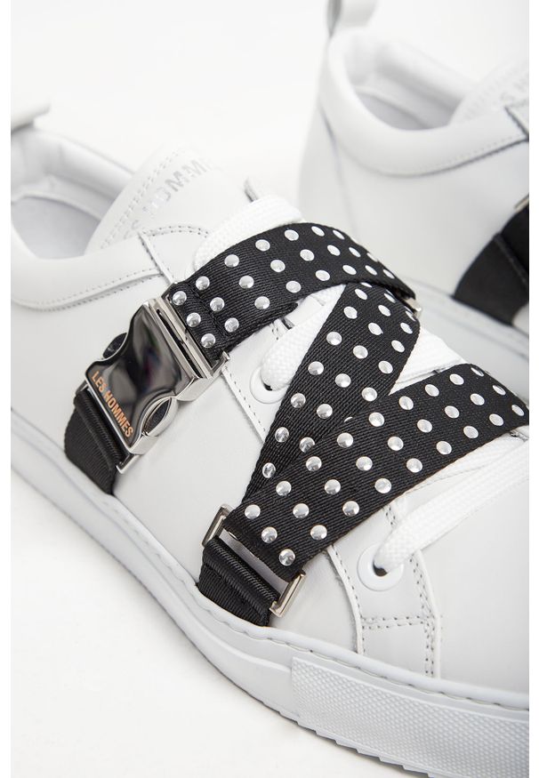 Les Hommes - Sneakersy męskie skórzane LES HOMMES. Materiał: skóra