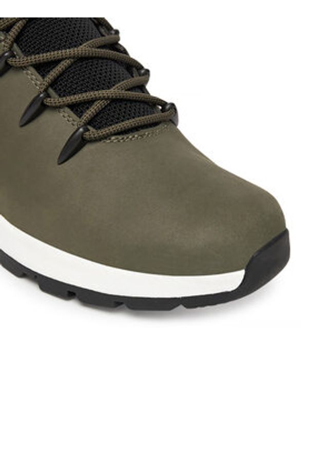 Timberland Sneakersy Sprint Trekker Mid TB0A24BVA581 Khaki. Kolor: brązowy. Materiał: nubuk, skóra. Sport: bieganie