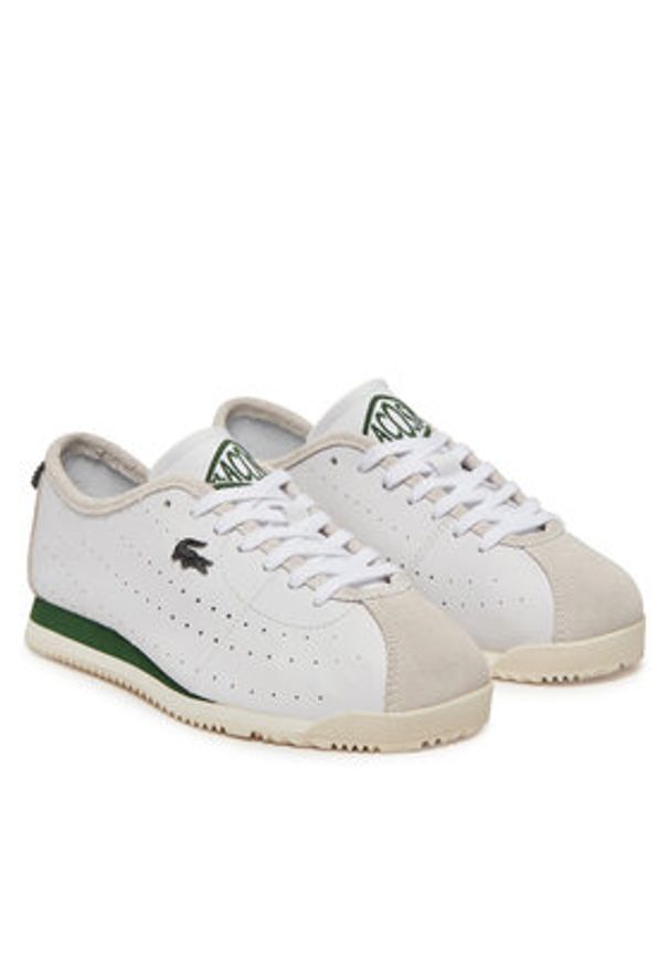 Lacoste Sneakersy Club-Low Leather 7-49SFA0043 Biały. Kolor: biały. Materiał: skóra