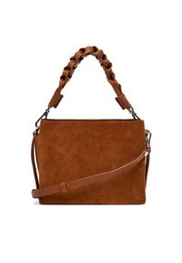 Coccinelle Torebka P6P Boheme Suede Bimaterial E1 P6P 58 01 01 Brązowy. Kolor: brązowy. Materiał: zamszowe, skórzane #6