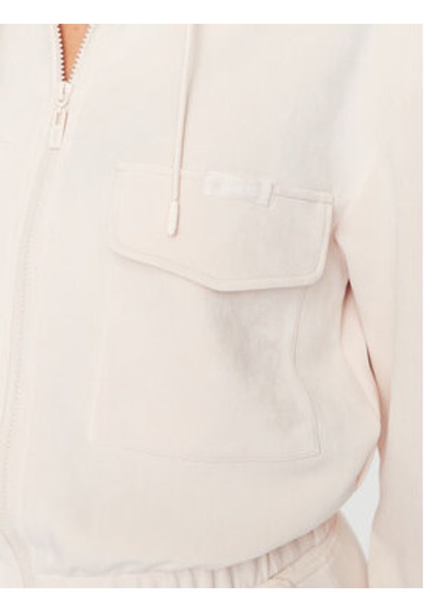 Guess Bluza V3YQ04 KBC00 Écru Relaxed Fit. Materiał: syntetyk