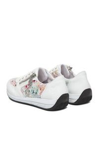 Rieker Sneakersy CEO-N1112-90 Biały. Kolor: biały. Materiał: skóra #4