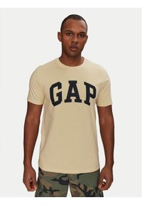 GAP - Gap T-Shirt 856659-26 Żółty Regular Fit. Kolor: żółty. Materiał: bawełna